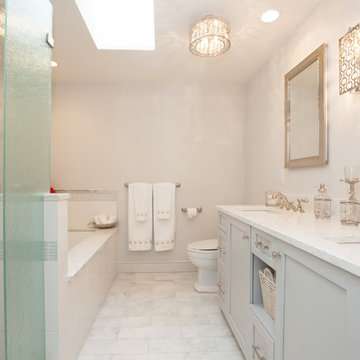 Master Bath with Style and Glamor - Hanover, MA