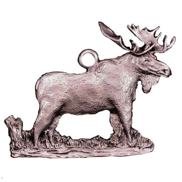 Moose Pewter Ornament