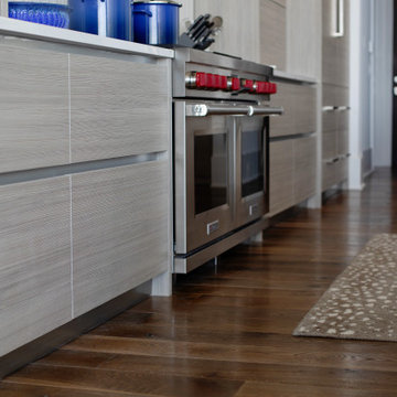 Milano - Fantasia + Bianco Lucido - Kitchen New Construction