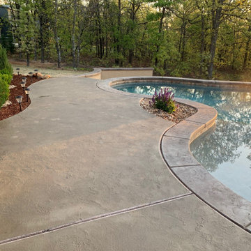 Concrete Overlay for Pool and Patio