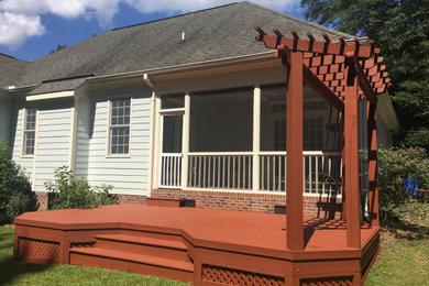 Example of a patio design in Raleigh