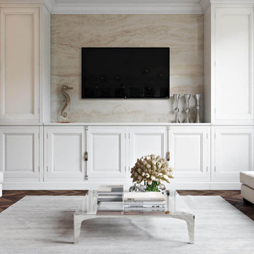 Interior Rendering Services for a Living Room Design