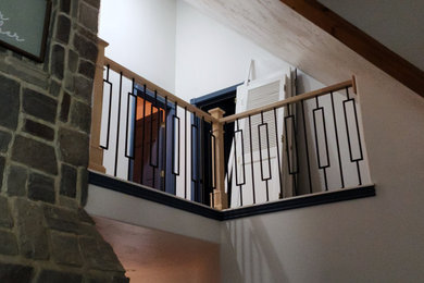 Inspiration for a country staircase remodel in Salt Lake City
