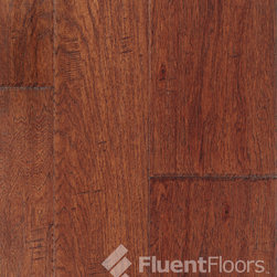 Engineered Chatter Scraped EC02 Cognac Hickory - Engineered Wood Flooring