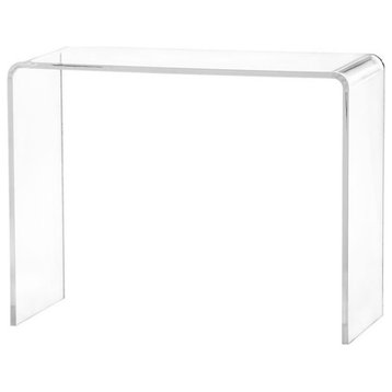 Acrylic Waterfall Console Table