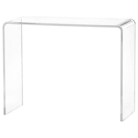 Acrylic Waterfall Console Table