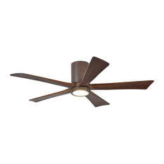 Irene HLK 5 Blade Hugger Paddle Fan with Light Kit, Textured Bronze, 52"