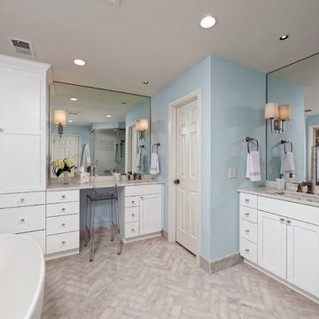 Remodeled Master Bathroom-Meridian Homes Inc.