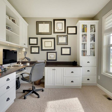 Bright & White Home Office