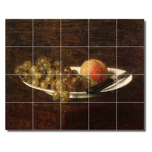 Rikki Knight 6 x 6 Fantin Latour Still Life with Flowers Design Ceramic Art Tile