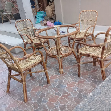 Rattan Chair Set