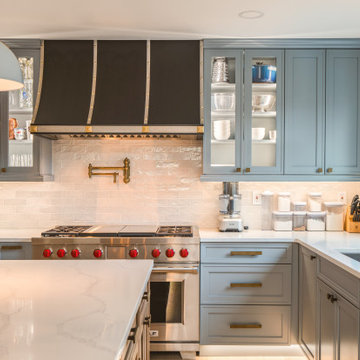 MODERN FRENCH RIVIERA FEEL KITCHEN RENOVATION BY TALHA GURSOY