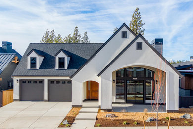 Example of an exterior home design in Other