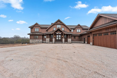 Example of an exterior home design in Other