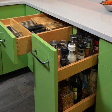 Retro Modern Kitchen Design - Vail Colorado