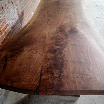 Walnut Slab Live Edge Table