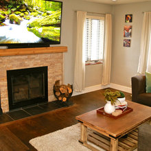 White Trim/Dark Floors