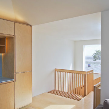 Living dining kitchen - with views of the sea