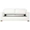 Ashley Sleeper Sofa 80", Off White, Premium Gel Infused Foam Mattress