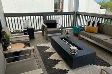 Inspiration for a transitional patio remodel in Houston