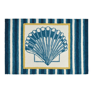 JellyBean Accent Rug Clam Shell Tile - Beach Style - Area Rugs - by ...