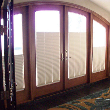 Customer Photos of Installed Pleated Blinds and Honeycomb Shades