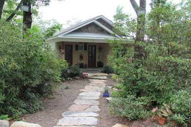 Inspiration for an eclectic exterior home remodel in Other