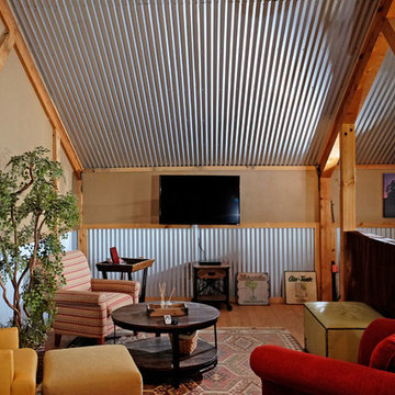 California Home & Barn in One