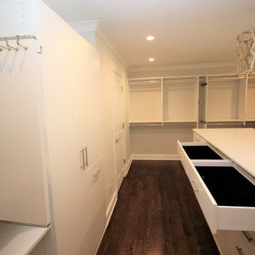 Beautiful closet for lakeside home