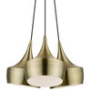 Livex Lighting 3 Light Antique Brass Cluster Pendant