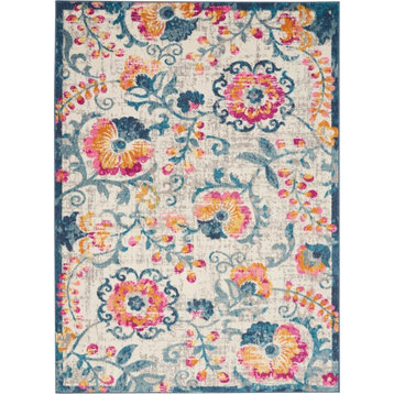 Nourison Passion 5'3" x 7'3" Ivory Bohemian Indoor Area Rug
