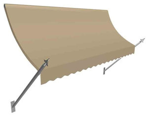 8' New Orleans Spear Awning Awning, Tan