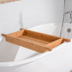 Bamboo Bathtub Caddy - Shower Caddies