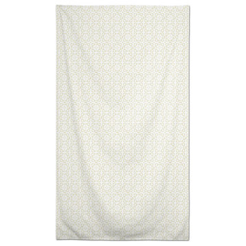Tile Pattern Cream 58 x 102 Outdoor Tablecloth