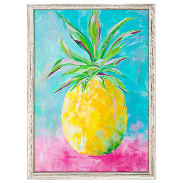 "Painted Pineapple" Mini Framed Canvas by Susan Pepe