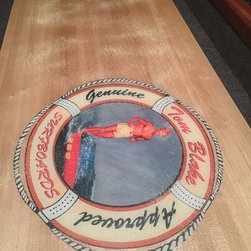 Rustic Shuffleboard Living Room - Outdoor Products