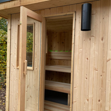 6x8 Cedar Backyard Sauna