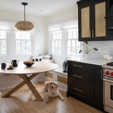 Black & White Glam Kitchen