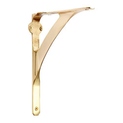 Classic Brass Shelf Bracket - Brackets