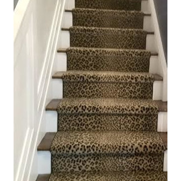 Leopard Print Wool Carpet