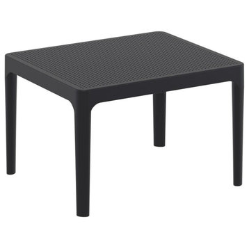 Siesta Sky Side Table 24 inch Black ISP109-BLA