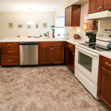 Condo Renovation in Kitchen, Bathroom and Fireplace Updates