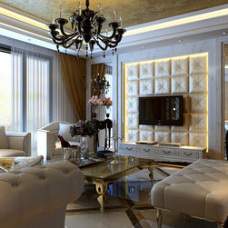 Leather Tile Panels from Royal Stone and Tile in Los Angeles - Home Decor