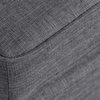 GDF Studio 6-Piece Samuel Mid Century Tweed Fabric Sectional Sofa Set, Gray