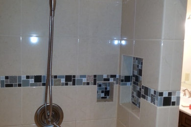 Example of a classic bathroom design in Other