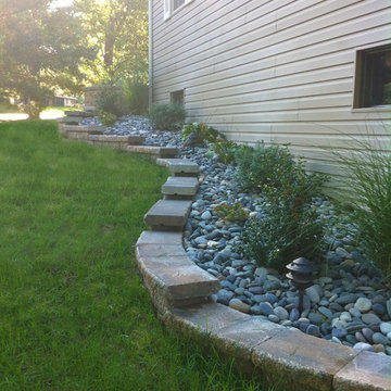 Stepped Retaining Wall