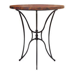 Copper Bar Table - Indoor Pub And Bistro Tables