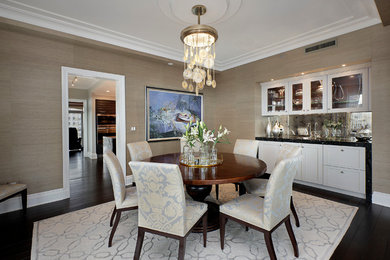Eclectic dining room photo in Chicago