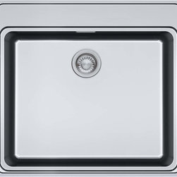 Frames by Franke 1 BOWL SINK WITHOUT DRAINER WITH TAP LEDGE FSX 210 TPL SS - Produkter