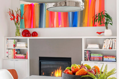 Example of a trendy kitchen design in Denver